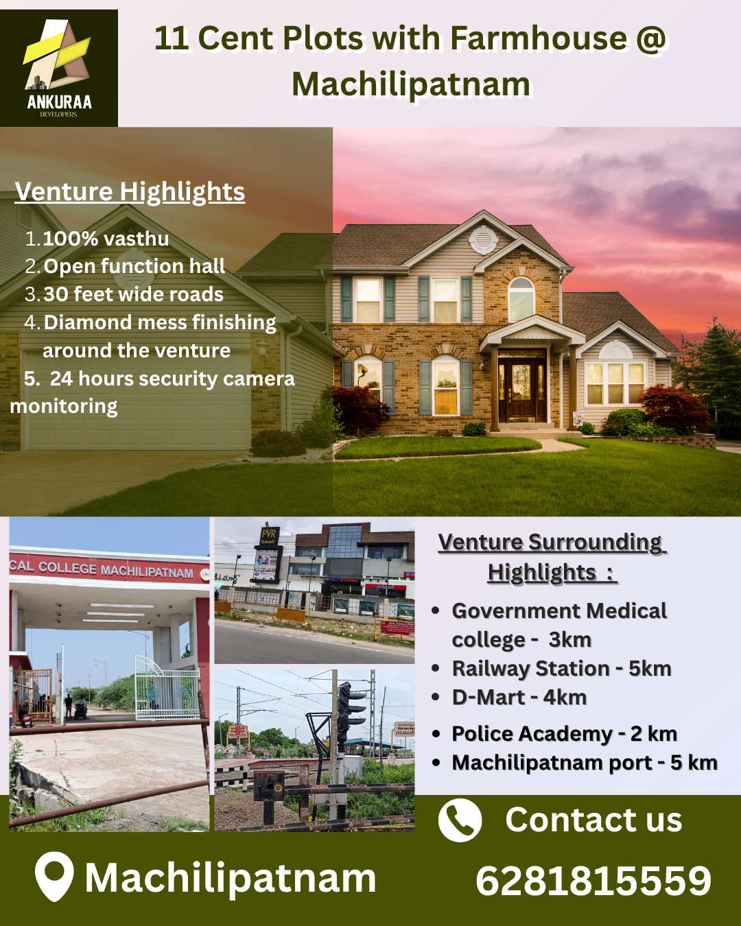 Green Plot Investment in Machilipatnam – Ankuraa Developers